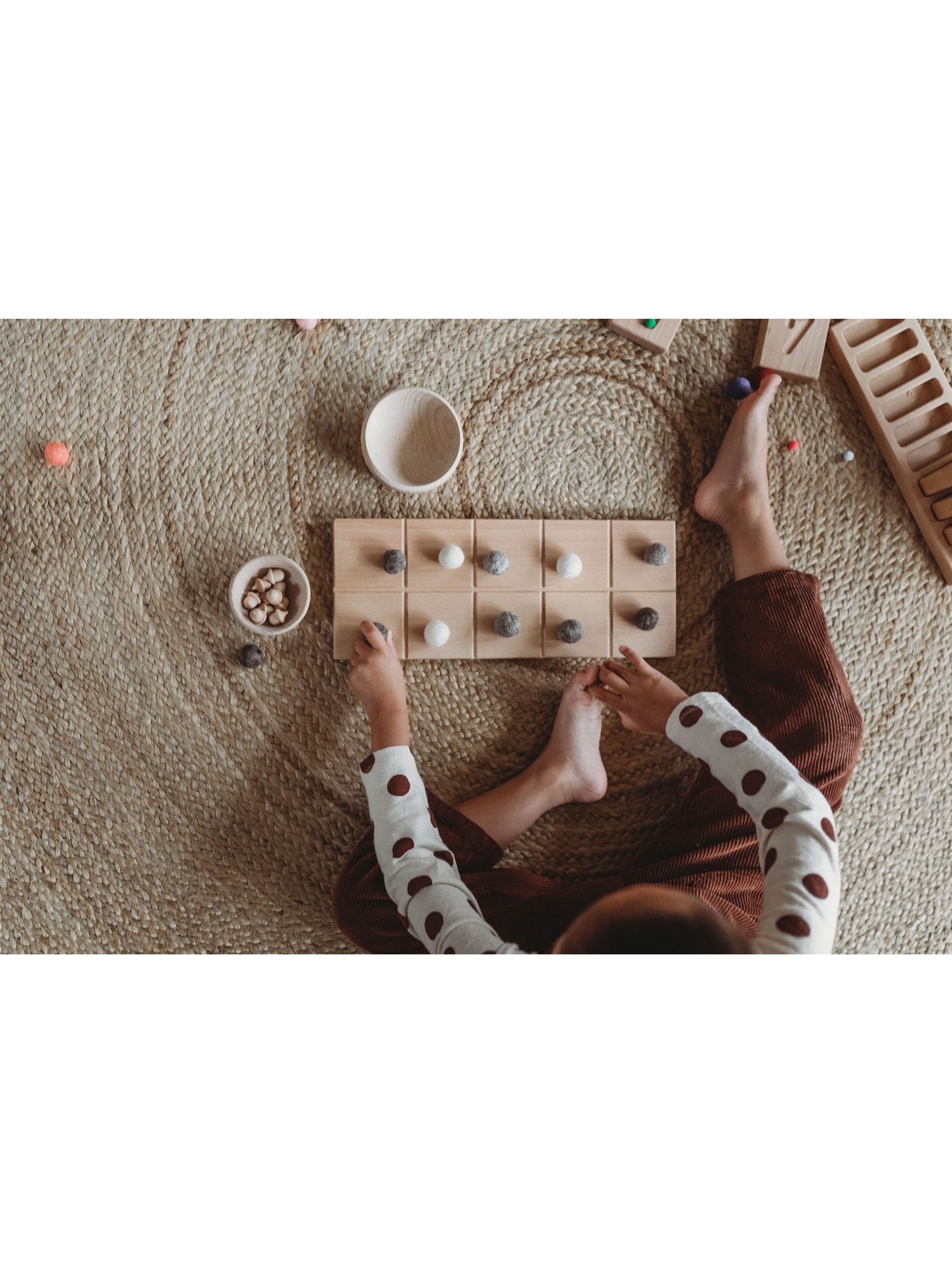 The Little Coach House Tens Frame Montessori Lernressource