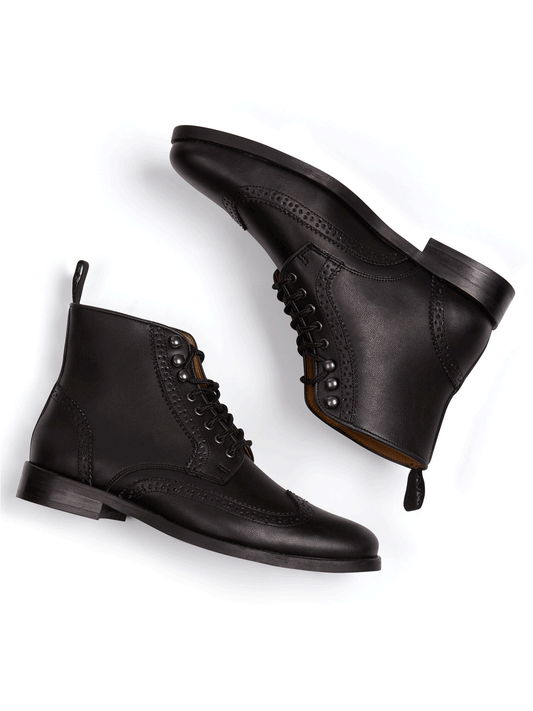 Brogue Stiefel | Vegane Stiefel