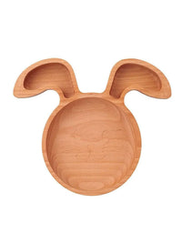The Wood Life Project Umweltfreundlicher Holz Kaninchen Teller Kinder Teller
