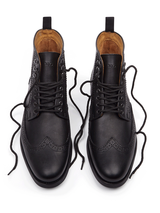 Brogue Stiefel | Vegane Stiefel