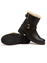 Isolierte Biker-Stiefel