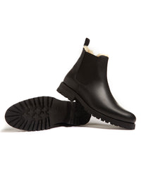Luxe isolierte Chelsea-Stiefel mit tiefem Profil