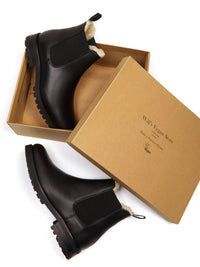 Luxe isolierte Chelsea-Stiefel mit tiefem Profil