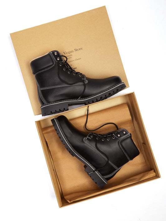 Isolierte Dock-Stiefel | Vegane Winterstiefel