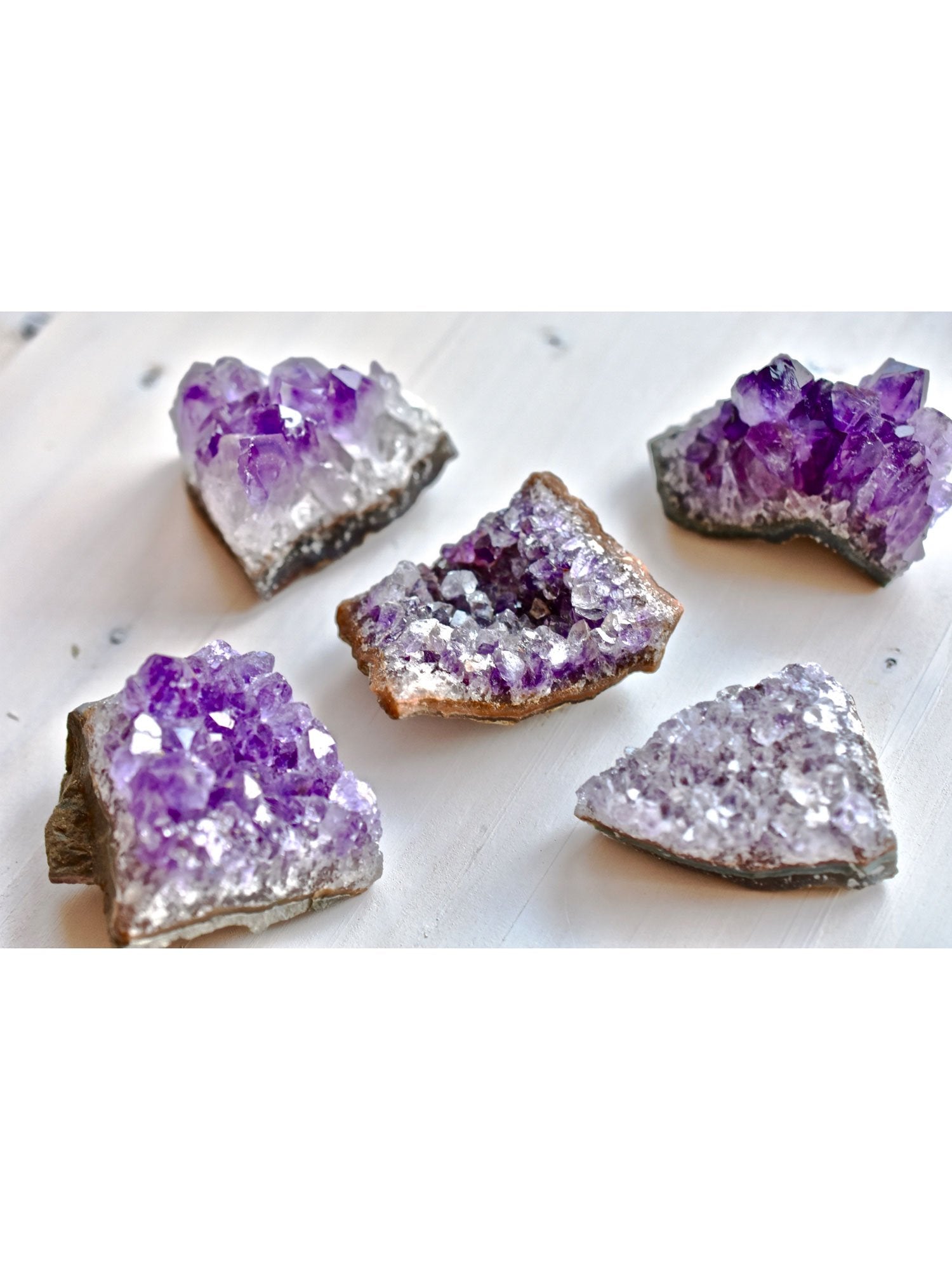 Open Heart Apothecary Mini Amethyst Geoden Grad A
