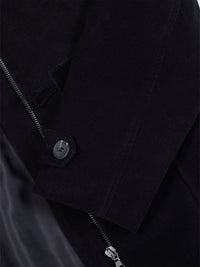 Duffle Coat aus veganer Wolle mit recyceltem veganem Shearling