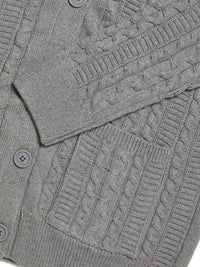 Strickjacke mit Knopfleiste