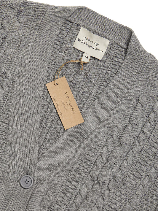 Strickjacke mit Knopfleiste | Vegane Strickwaren