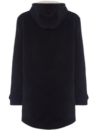 Duffle Coat aus veganer Wolle mit recyceltem veganem Shearling