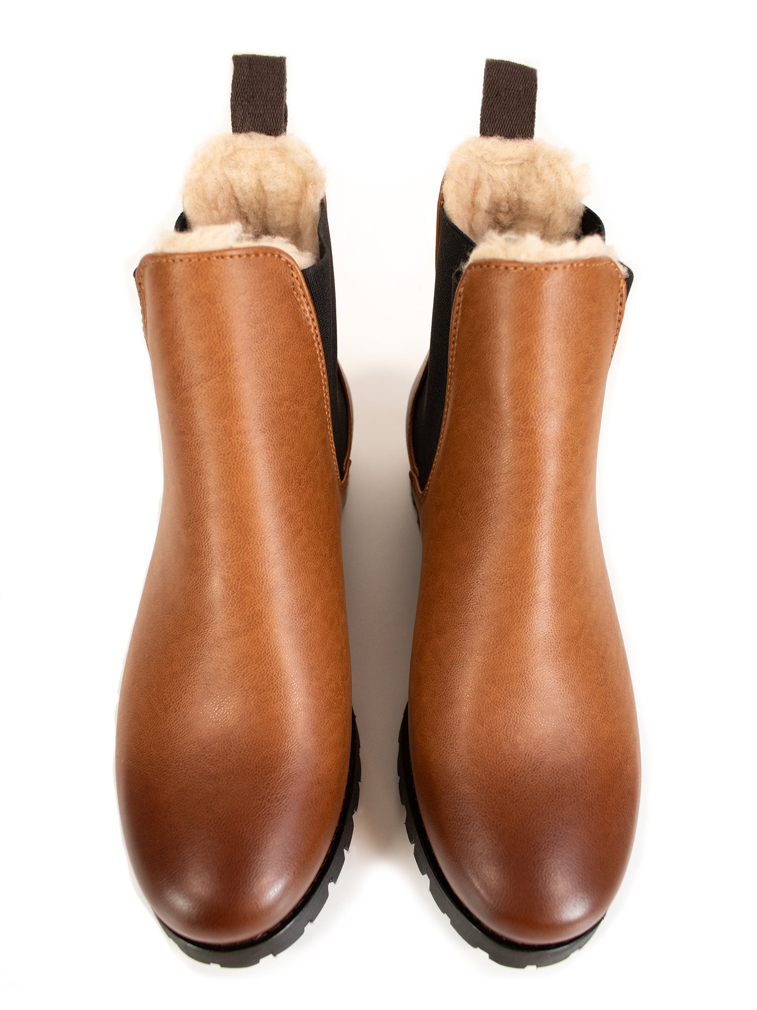 Luxe isolierte Chelsea-Stiefel mit tiefem Profil