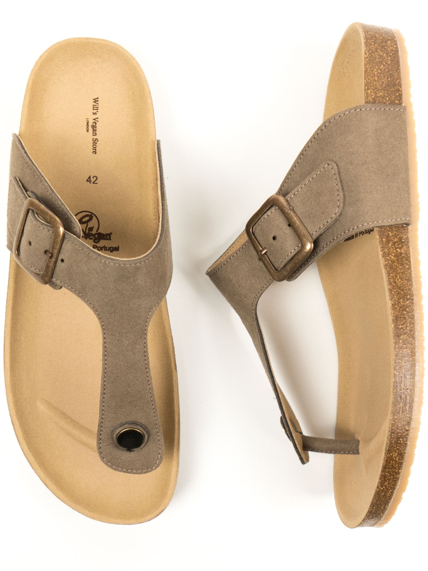 Zehensteg-Fußbett-Sandalen | Will's Vegan Shop