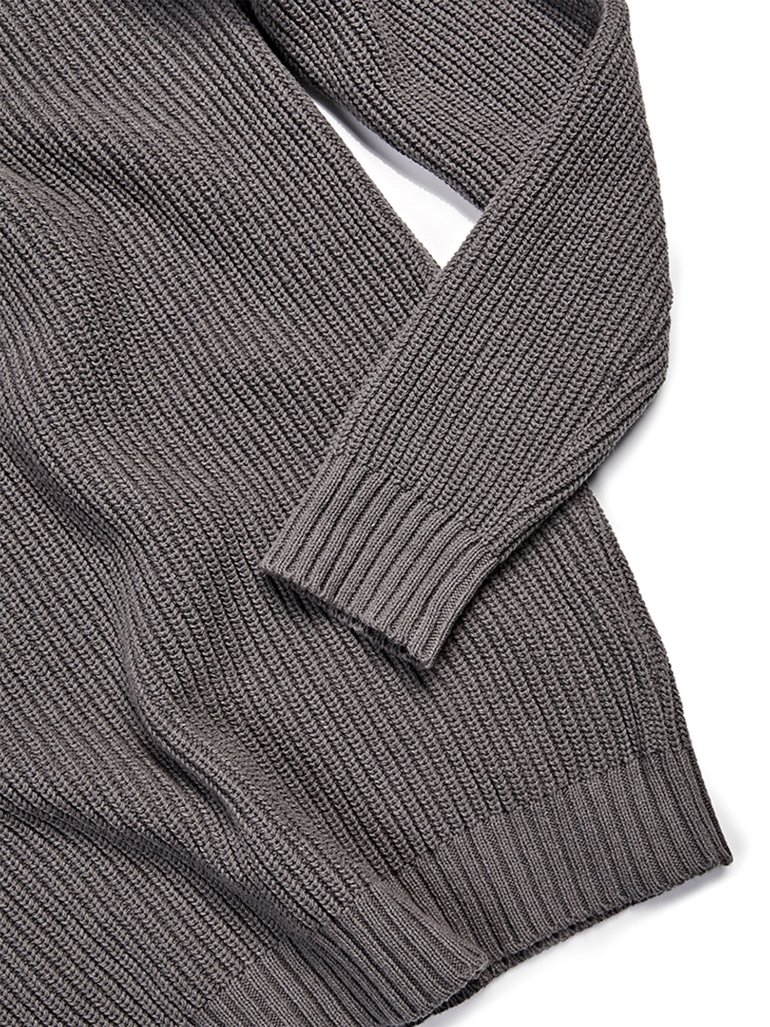 Recycelter Rundstrick-Mockneck | Will's Vegan Shop