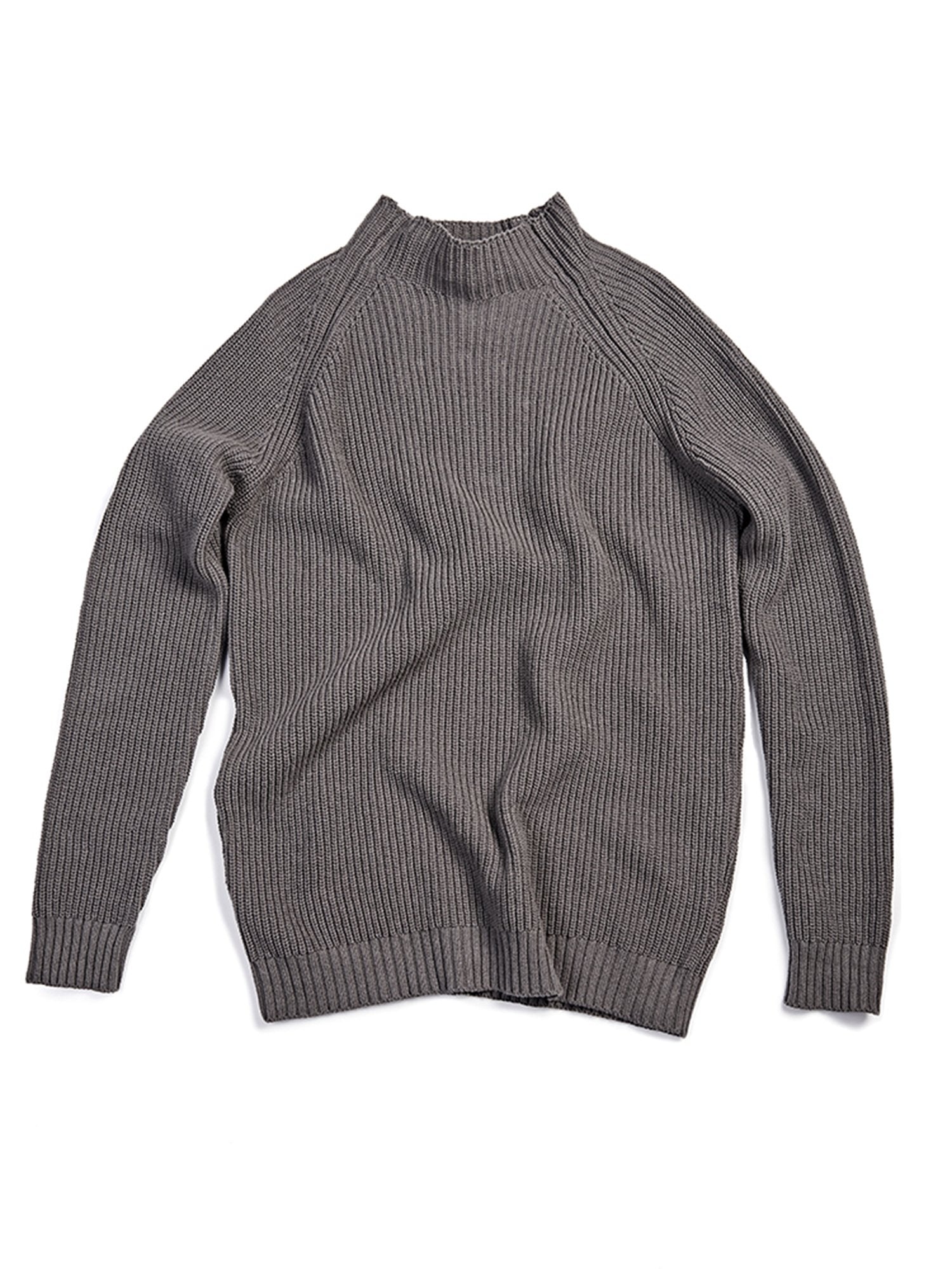 Recycelter Rundstrick-Mockneck | Will's Vegan Shop