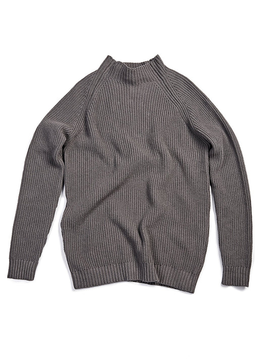 Recycelter Rundstrick-Mockneck | Vegane Strickwaren