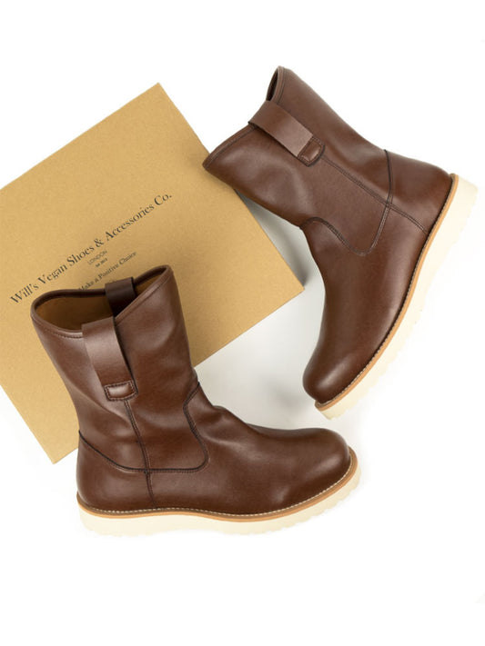 Anziehbare Stiefel | Vegane Herrenschuhe