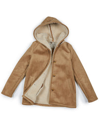 Recycelter Veganer Shearling-Mantel | Will's Vegan Shop