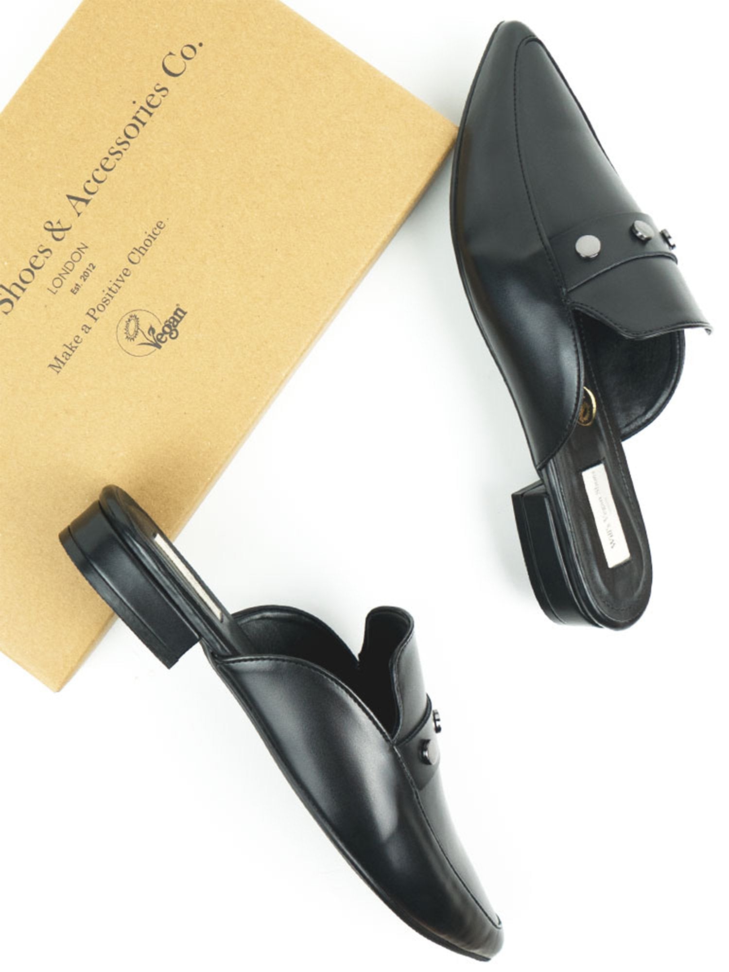 Pantoffeln mit offenem Absatz | Will's Vegan Shop