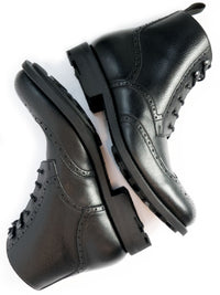 Goodyear Welt Brogue-Stiefel | Will's Vegan Shop
