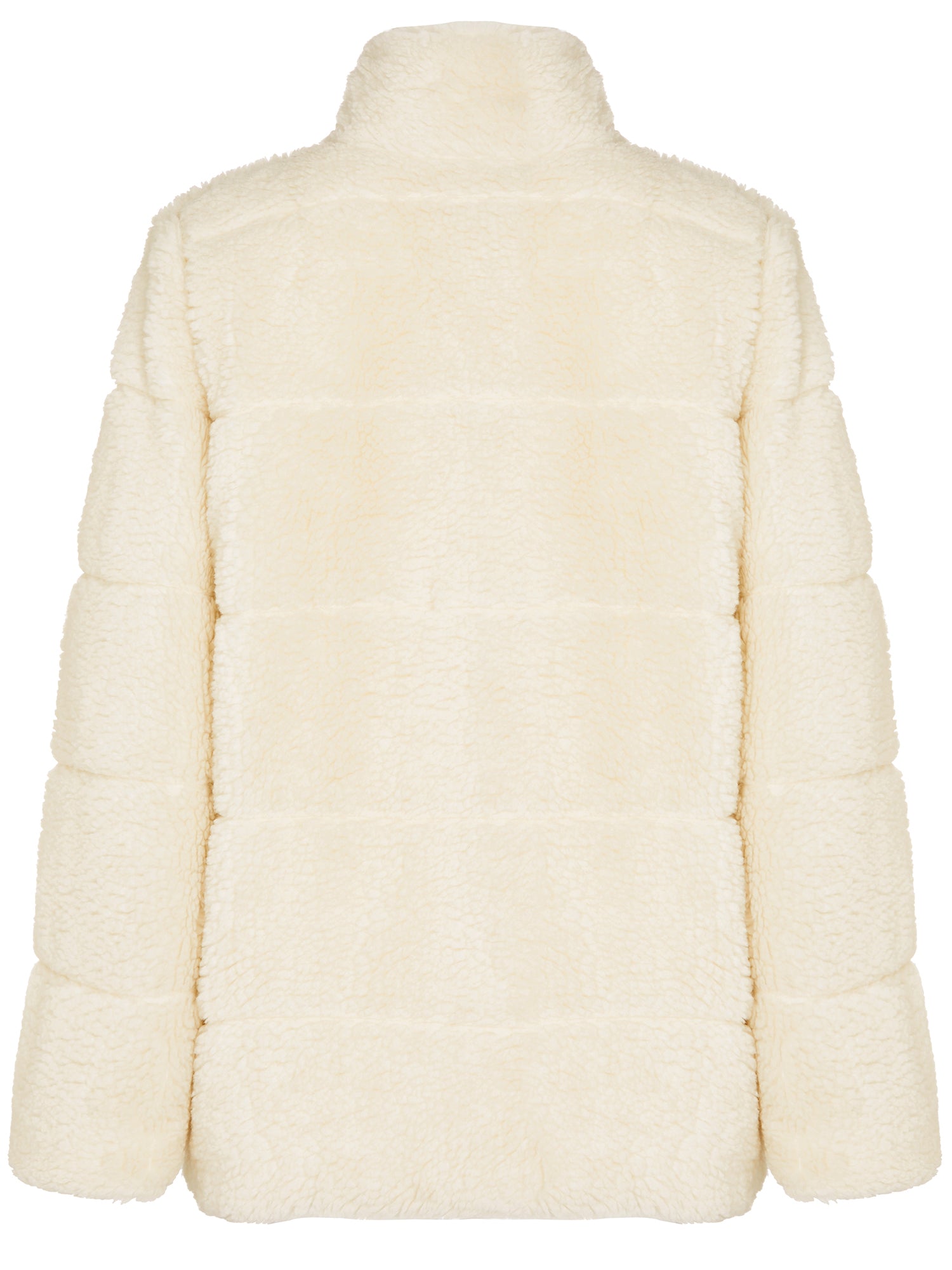 Recycelte Teddy-Pufferjacke