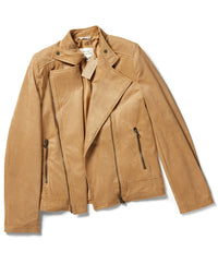 Vegane Wildlederjacke