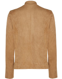 Vegane Wildlederjacke