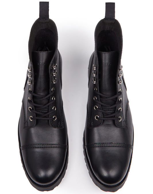 Weit geschnittene Arbeitsstiefel | Vegane Stiefel