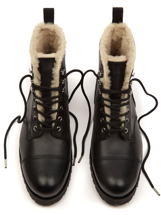 Isolierte Arbeitsstiefel | Vegane Winterstiefel