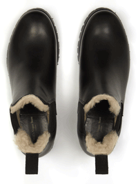 Luxe isolierte Chelsea-Stiefel mit tiefem Profil