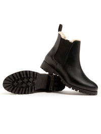 Luxe isolierte Chelsea-Stiefel mit tiefem Profil