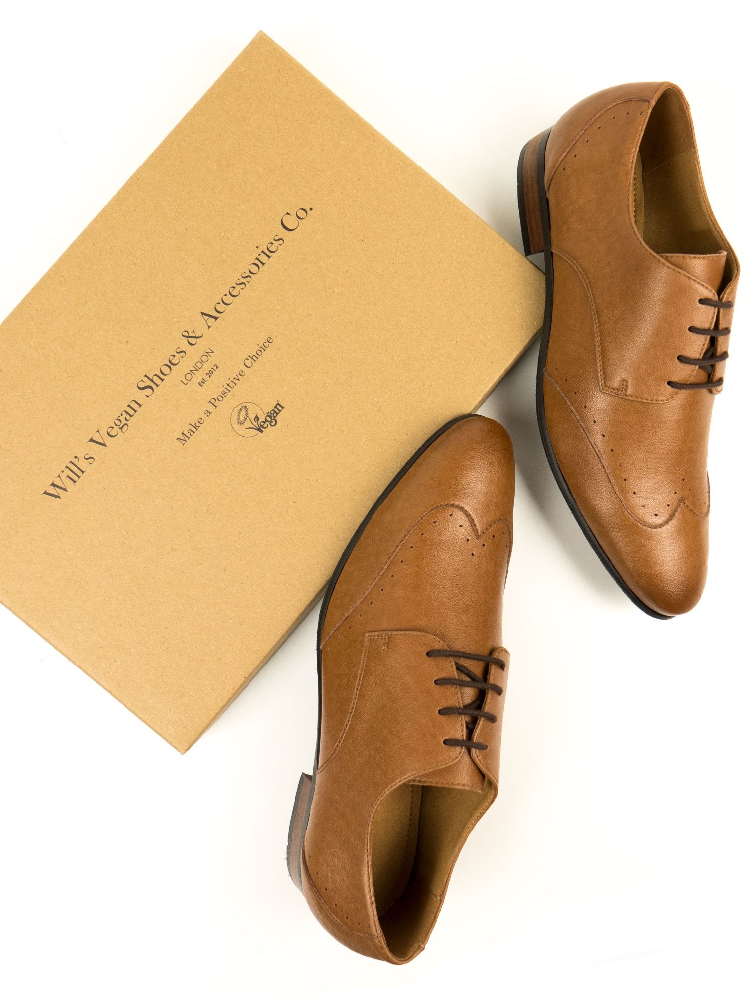Slim Sole Brogues | Will's Vegan Shop