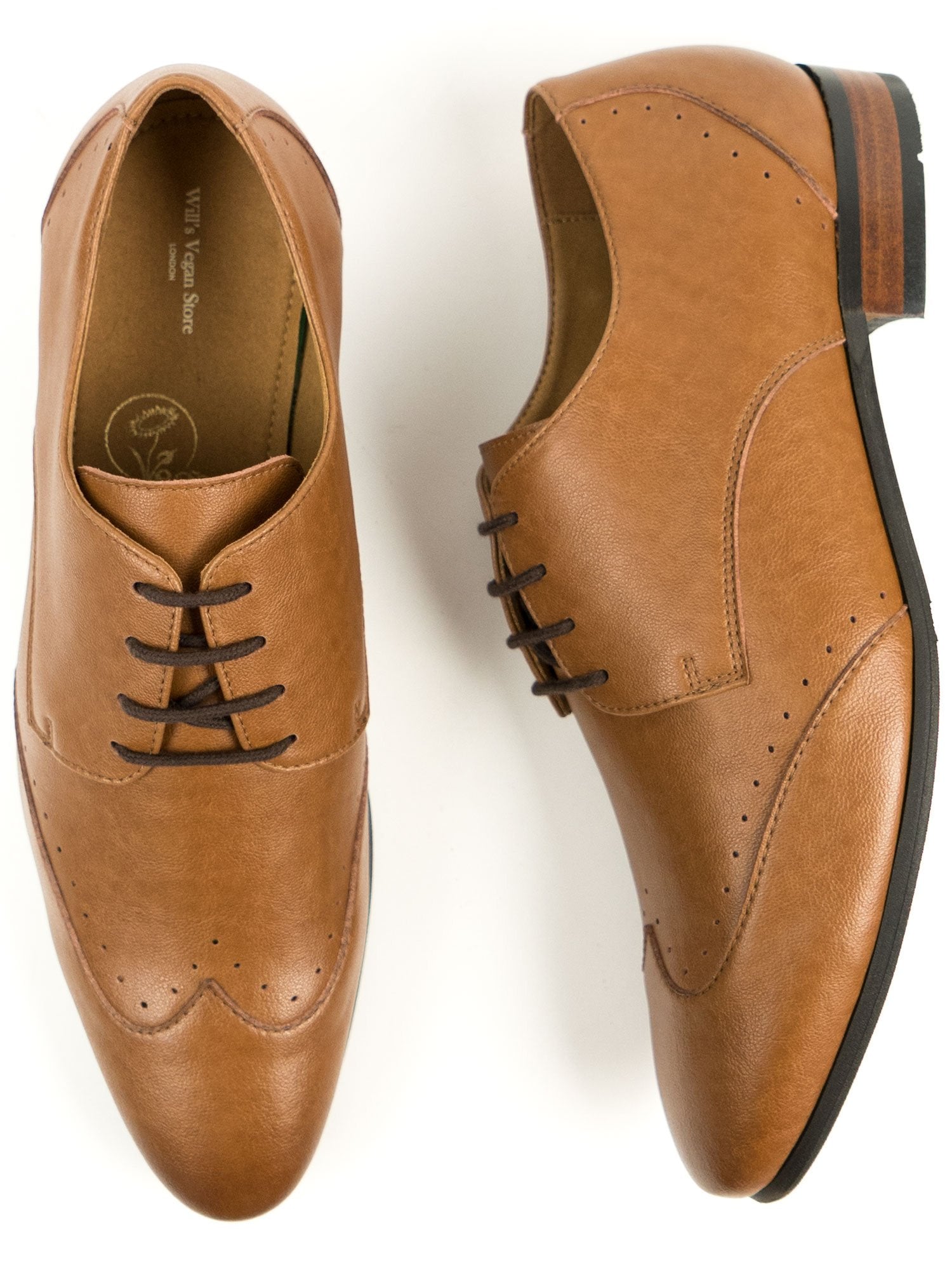 Slim Sole Brogues | Will's Vegan Shop