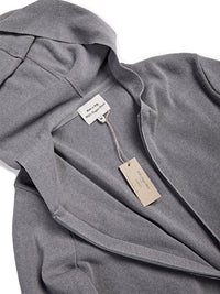 Recycelter Kapuzenstrickpullover mit Reißverschluss | Will's Vegan Shop