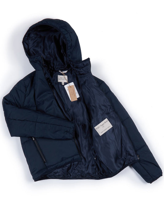 Recycelter Kapuzenpulli | Vegane Daunenjacken