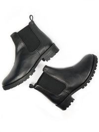 Chelsea-Stiefel mit tiefem Profil | Will's Vegan Shop