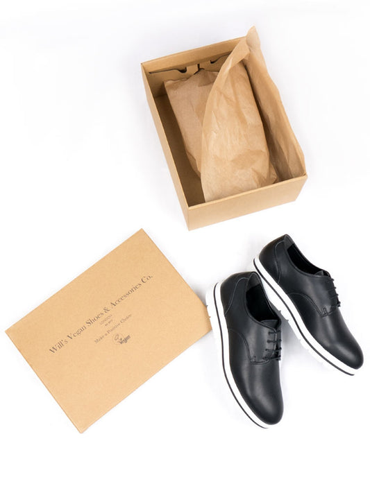 Plateau-Schnürschuhe | Vegane Damenschuh