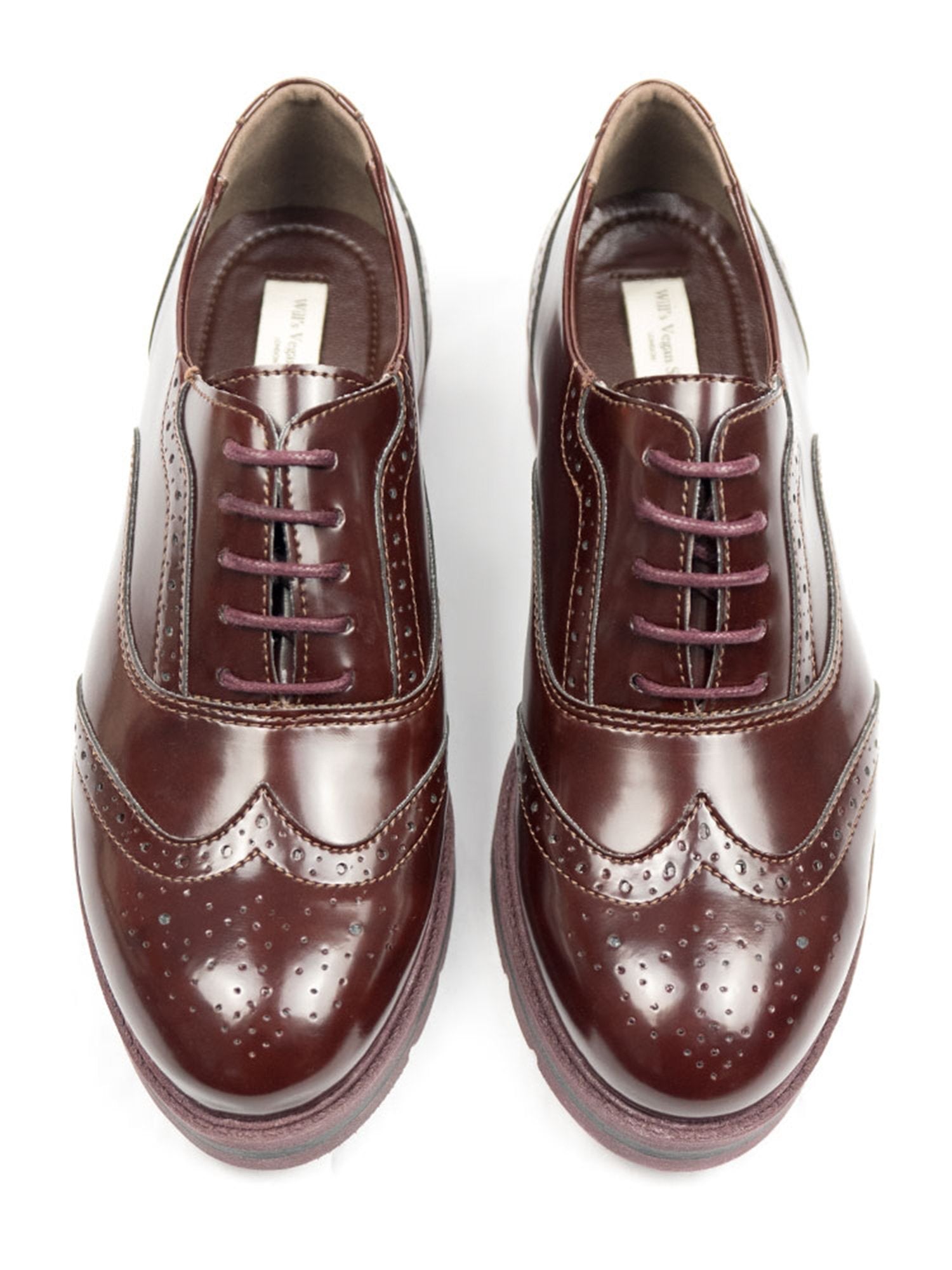Flatform Brogues | Will's Vegan Shop