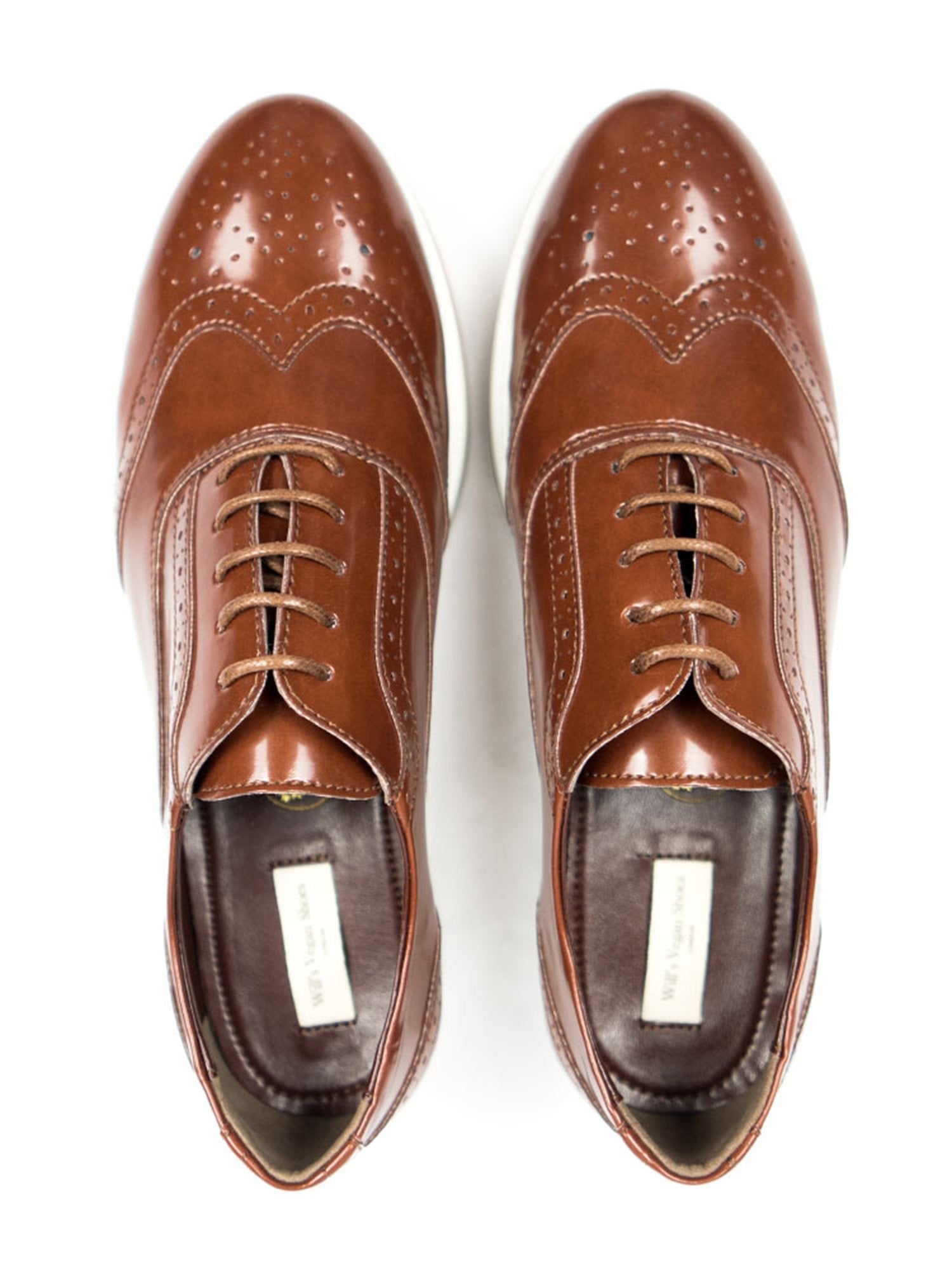 Flatform Brogues | Will's Vegan Shop
