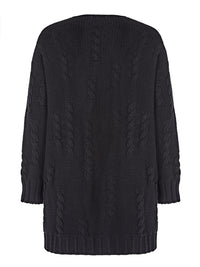 Recycelte Strickjacke aus Grobstrick | Will's Vegan Shop