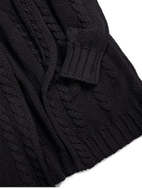 Recycelte Strickjacke aus Grobstrick | Will's Vegan Shop