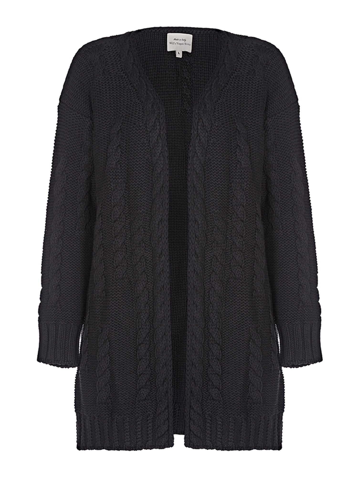 Recycelte Strickjacke aus Grobstrick | Will's Vegan Shop