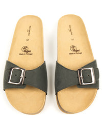 Einriemige Sandalen mit Fußbett | Will's Vegan Shop