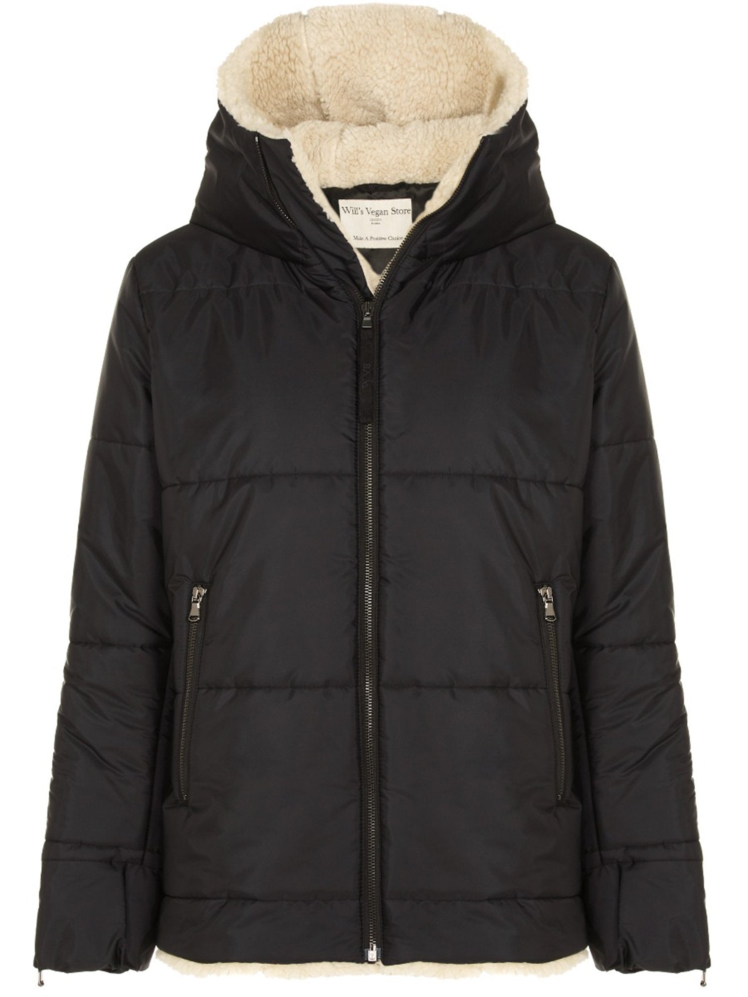 Recycelter Veganer Shearling-Pullover | Will's Vegan Shop