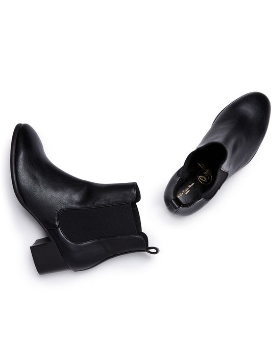 Chelsea-Stiefel mit mandelförmiger Spitze | Vegane Stiefel