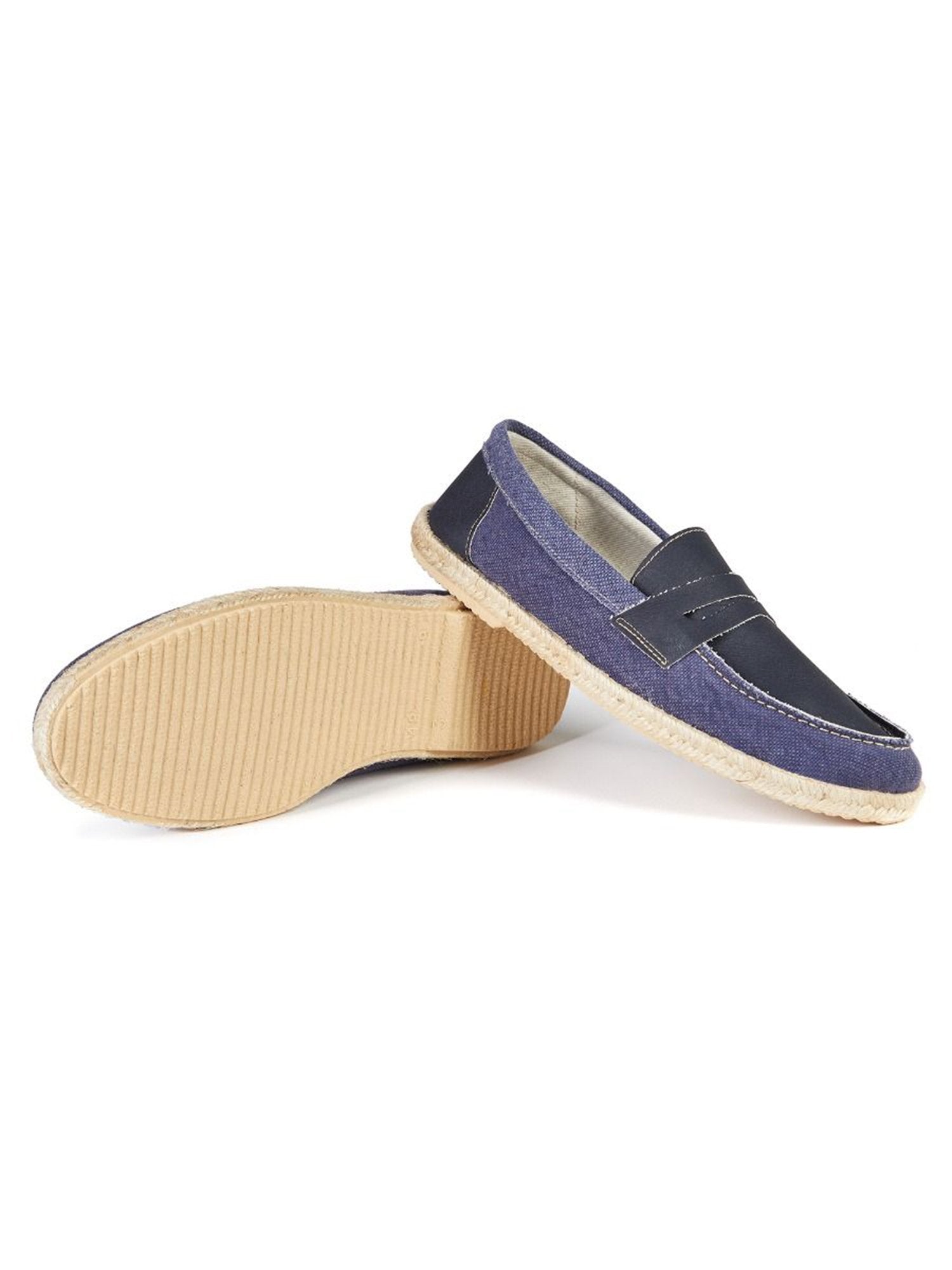 Recycelte Espadrille Penny Loafers | Will's Vegan Shop