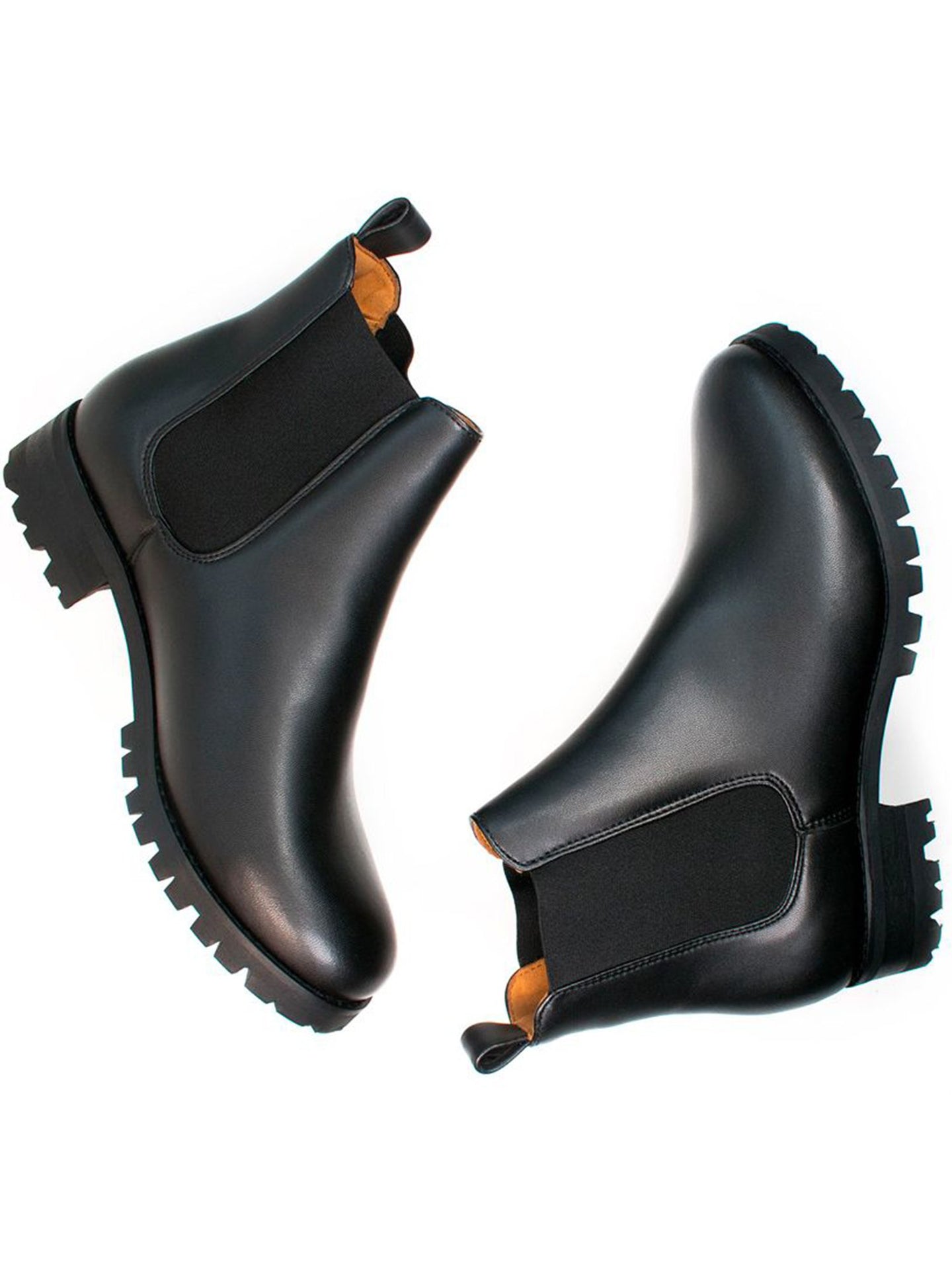 Luxe Chelsea-Stiefel mit tiefem Profil | Will's Vegan Shop