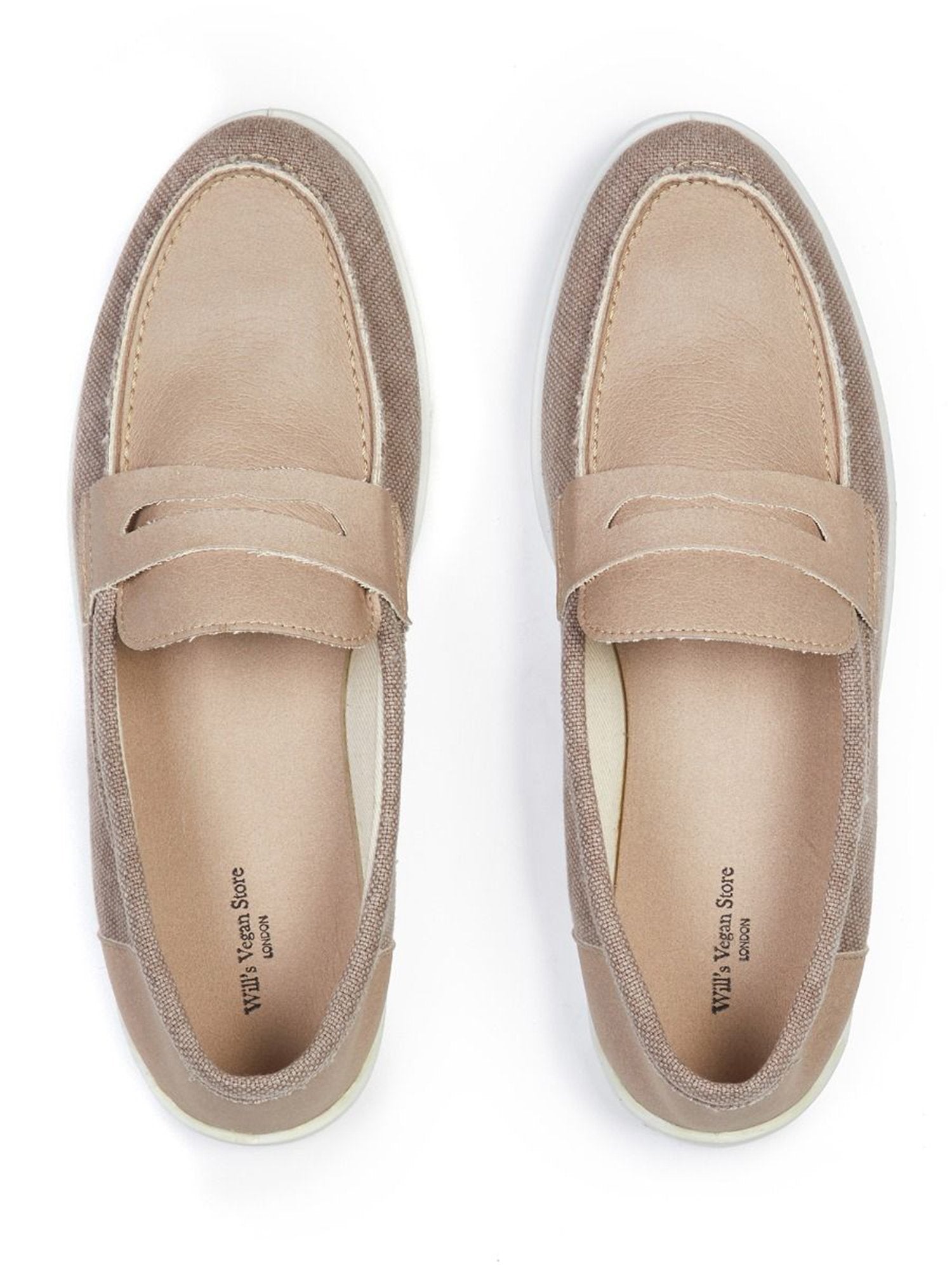 Recycelte Espadrille Penny Loafers | Will's Vegan Shop