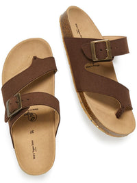 Zwei-Riemen-Zehensteg-Sandalen | Will's Vegan Shop