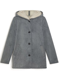 Recycelter Veganer Shearling-Mantel