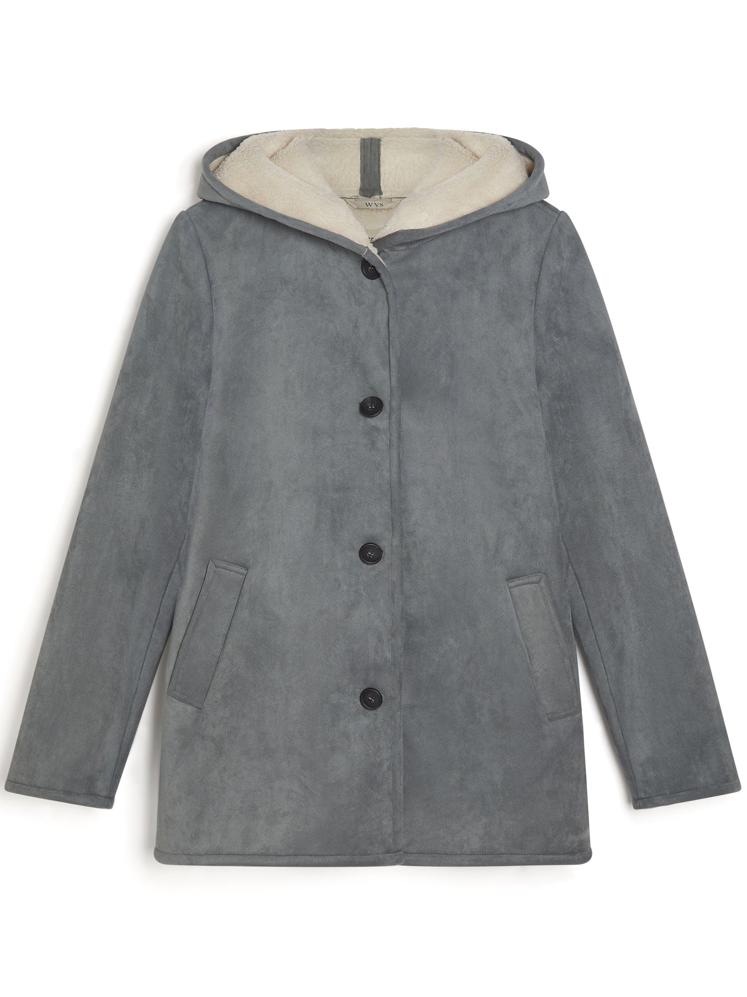Recycelter Veganer Shearling-Mantel